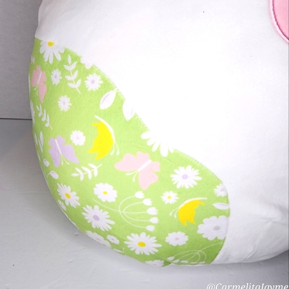🐣 ADA 🐄 Green & White Cow w Flower & Butterfly Print Easter 2024 Squishmallow - Picture 2 of 9